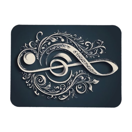 Magnet Flexible Note de clic de musique (Horizontal)