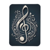 Magnet Flexible Note de clic de musique (Vertical)