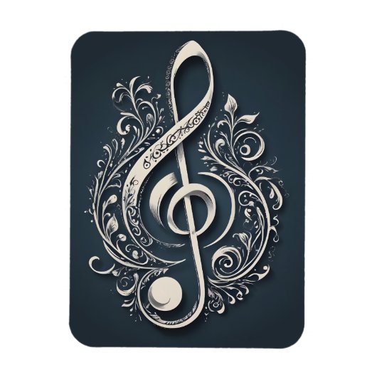 Magnet Flexible Note de clic de musique (Vertical)