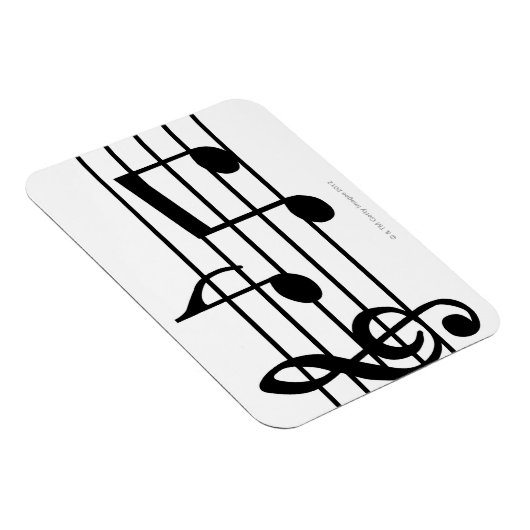 Magnet Flexible Notes musicales (Côté Droit)