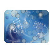 Magnet Flexible Notes musicales en verre d'Imaginaire (Horizontal)