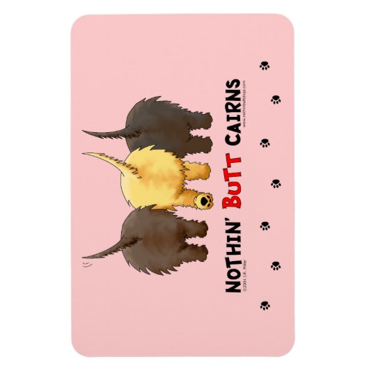 Magnet Flexible Nothin' Butt Cairns (Vertical)