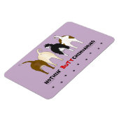 Magnet Flexible Nothin' Butt Chihuahuas (Côté Gauche)