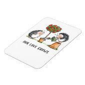 Magnet Flexible Notre amour pousse des hérissons (Côté Gauche)