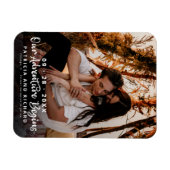 Magnet Flexible Notre Aventure Commence Le Mariage Enregistrer La  (Horizontal)