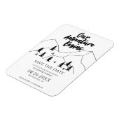 Magnet Flexible Notre Aventure Commence Le Mariage Forestier Écono (Côté Gauche)