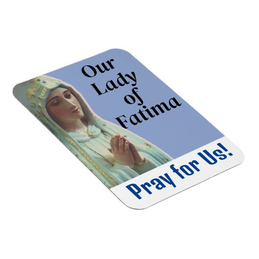 Magnet Flexible Notre-Dame de Fatima (Côté Droit)