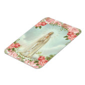 Magnet Flexible Notre-Dame de Fatima Roses roses roses (Côté Gauche)