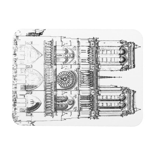 Magnet Flexible Notre-Dame de Paris (Horizontal)