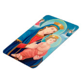 Magnet Flexible Notre-Dame de Perpétuel aide catholique (Côté Gauche)