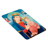 Magnet Flexible Notre-Dame de Perpétuel aide catholique (Côté Droit)