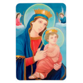 Magnet Flexible Notre-Dame de Perpétuel aide catholique (Vertical)