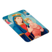 Magnet Flexible Notre-Dame de Perpétuel aide catholique (Côté Droit)