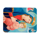 Magnet Flexible Notre-Dame de Perpétuel aide catholique (Horizontal)