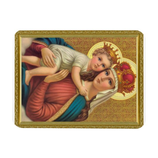 MAGNET FLEXIBLE NOTRE DAME DE REMEDY IMAGE DÉVOTIONNELLE (Horizontal)