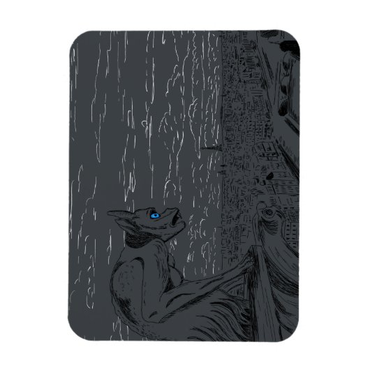 Magnet Flexible Notre Dame Gargoyle (Vertical)