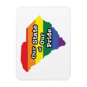 Magnet Flexible Notre état de notre fierté | Caroline du Sud (Vertical)