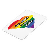 Magnet Flexible Notre état de notre fierté | Caroline du Sud (Côté Gauche)