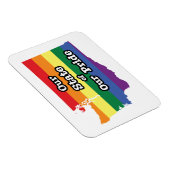 Magnet Flexible Notre état de notre fierté | Washington (Côté Droit)