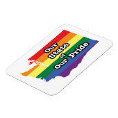 Magnet Flexible Notre état de notre fierté | Washington (Côté Gauche)