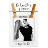 Magnet Flexible Notre histoire d'amour | Suspendre la photo | Mama (Vertical)
