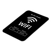 Magnet Flexible Notre Mot De Passe Wifi Invité Aimant Photo Flexib (Côté Gauche)