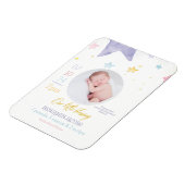 Magnet Flexible Notre petite Faire-part de bébé (Côté Gauche)