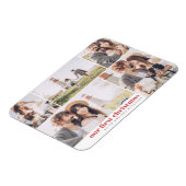 Magnet Flexible Notre premier Noël photo moderne Collage Noël (Côté Gauche)