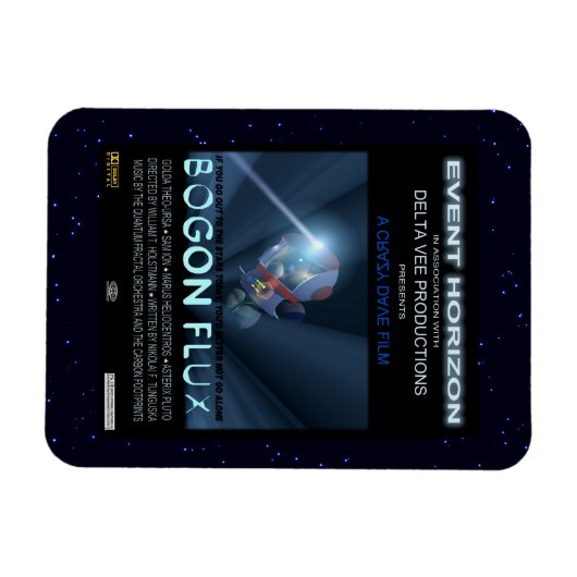 Magnet Flexible Nounours dans l'espace (Horizontal)