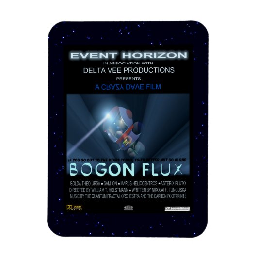 Magnet Flexible Nounours dans l'espace (Vertical)