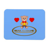 Magnet Flexible Nounours Teddy (Horizontal)