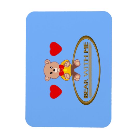 Magnet Flexible Nounours Teddy (Vertical)