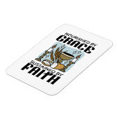 Magnet Flexible Nourished by Grace, Sustained by Faith Design (Côté Gauche)