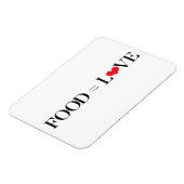 Magnet Flexible Nourriture = Amour (Côté Gauche)