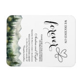 Magnet Flexible Nous avons décidé de Forever Décontracté Faire-par (Horizontal)