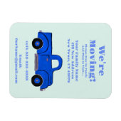 Magnet Flexible Nous déménageons une carte à Faire-part plat (Horizontal)