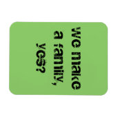 Magnet Flexible Nous faisons une famille, oui Orphan Black citatio (Horizontal)