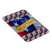 Magnet Flexible Nous Le Peuple Drapeau Américain (Côté Droit)
