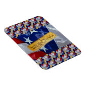 Magnet Flexible Nous Le Peuple Drapeau Américain (Côté Droit)