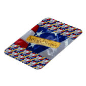 Magnet Flexible Nous Le Peuple Drapeau Américain (Côté Gauche)
