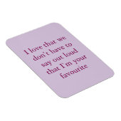 Magnet Flexible Nous n'avons pas à le dire (Côté Droit)