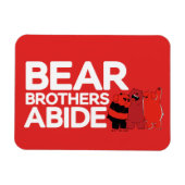 Magnet Flexible Nous Ours nu - Ours Frères Abide (Horizontal)