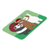 Magnet Flexible Nous Ours Nus - Bonnes Fêtes (Côté Gauche)