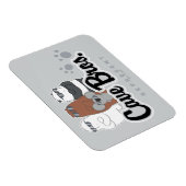 Magnet Flexible Nous Ours Nus - Bros Grotte. Représenter (Côté Droit)