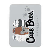 Magnet Flexible Nous Ours Nus - Bros Grotte. Représenter (Vertical)