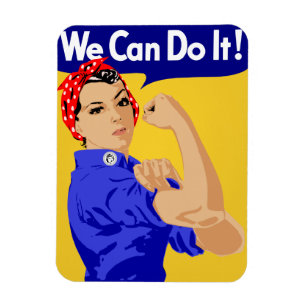 Magnet Flexible Nous pouvons le faire ! Rosie la riveteuse Affiche