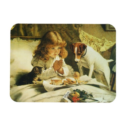 Magnet Flexible Nous Prions, Suspendez Charles Burton Barber (Horizontal)