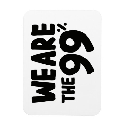 Magnet Flexible Nous sommes les 99% (Vertical)
