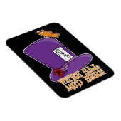 Magnet Flexible Nous sommes tous fous ici - Mad Hatter Casquette (Côté Droit)
