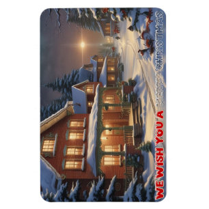 Magnet Flexible Nous souhaitons un joyeux Noël - 004